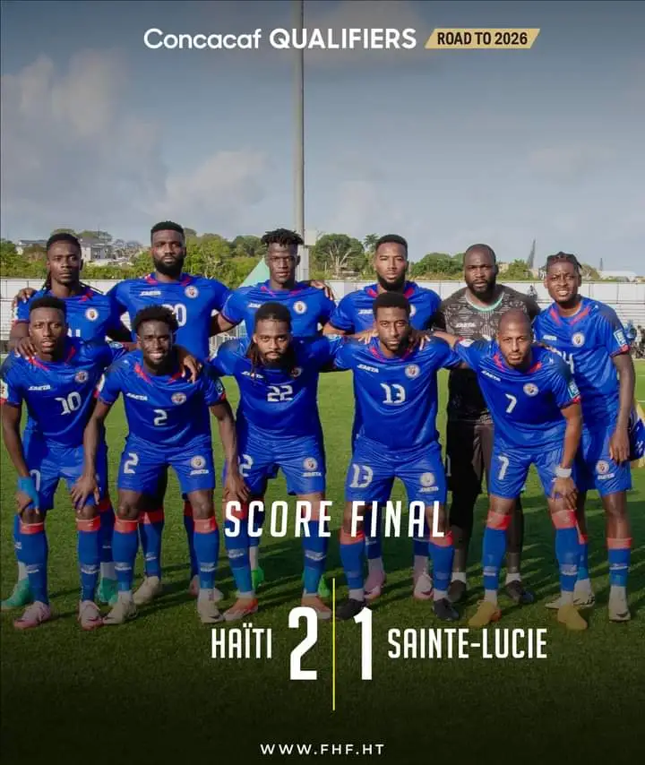 World Cup Qualifier: Haiti comes from behind to defeat Saint Lucia 2-1